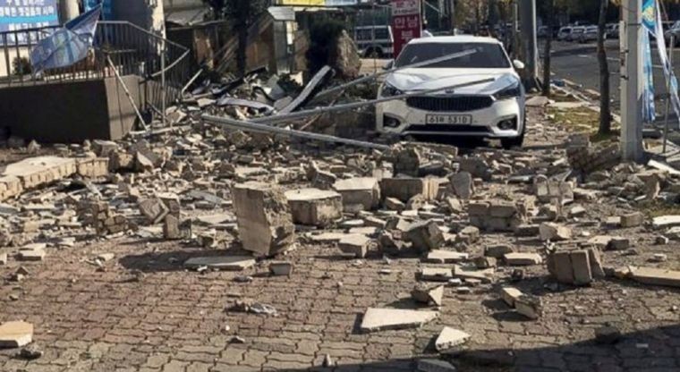 Se registra sismo de magnitud 5.4 en Corea del Sur