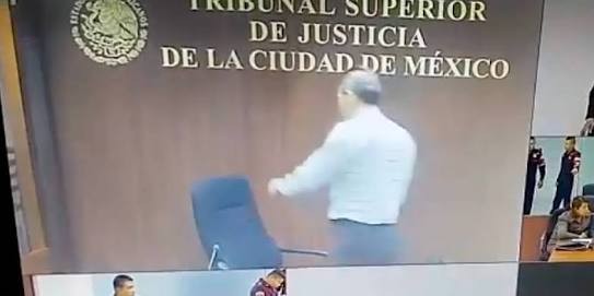 Juez que dañó silla en audiencia es acusado por delitos sexuales