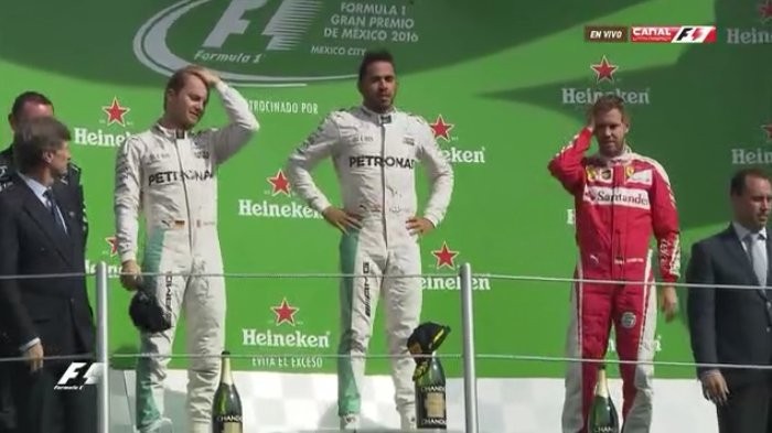Hamilton se corona en el Gran Premio de MÃ©xico
