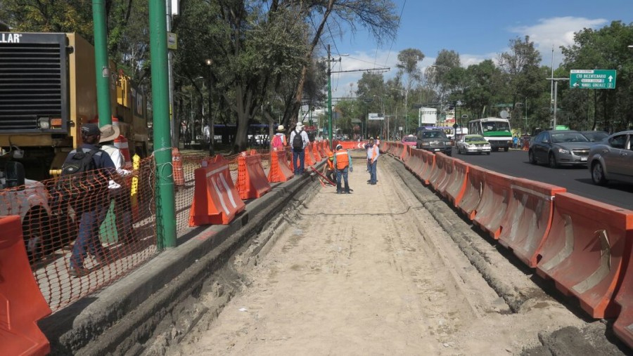 Inicia construcción del primer tramo para línea 7 del Metrobús