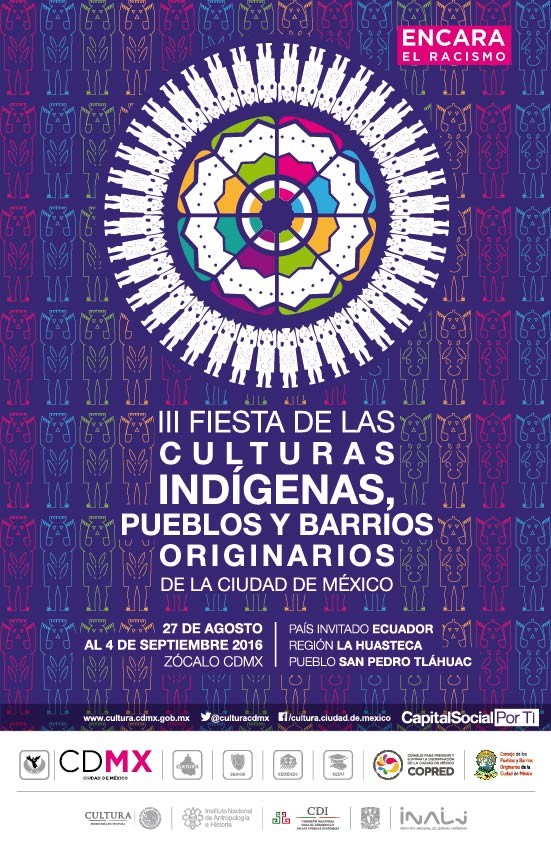 Realizarás III Fiesta de las Culturas Indígenas
