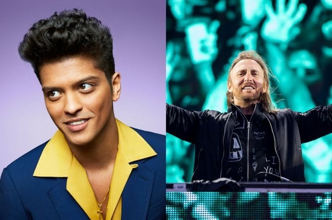 Bruno Mars y David Guetta lanzan una versión de Versace