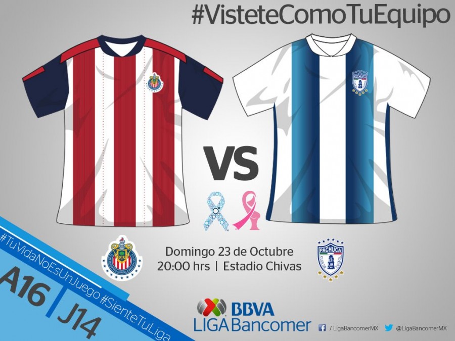 Chivas y Pachuca disputan juego de liguilla adelantado