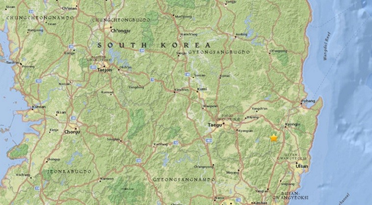Terremoto sacude a Corea del Sur