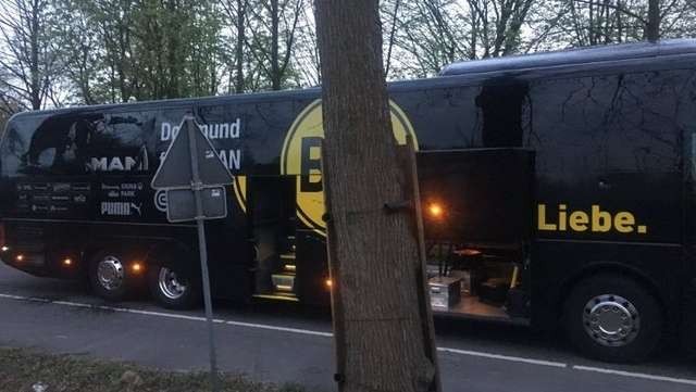 Atentado en el autobús del equipo Borussia Dortmund en Alemania