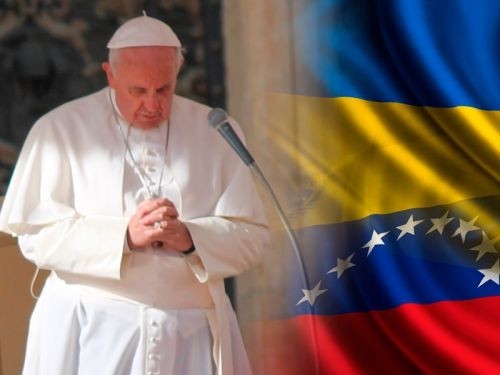 El Papa Francisco realiza un llamado de paz para Venezuela