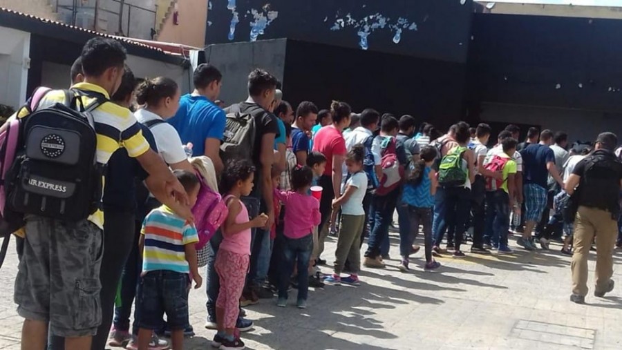 Aseguran a 132 migrantes en un hotel en Villahermosa