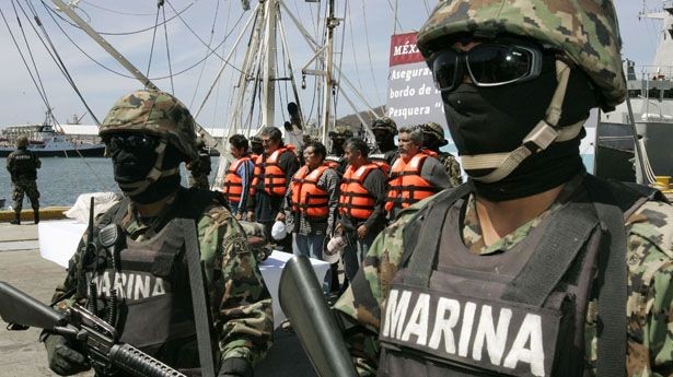SEMAR y SAT aseguran 18000 kilos de ácido fenilacético