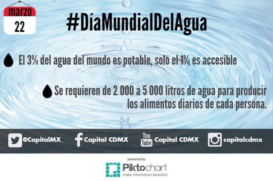 Hoy se celebra el Día Mundial del Agua