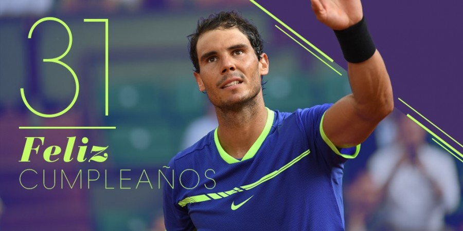 Nadal festeja su cumpleaños en el trabajo