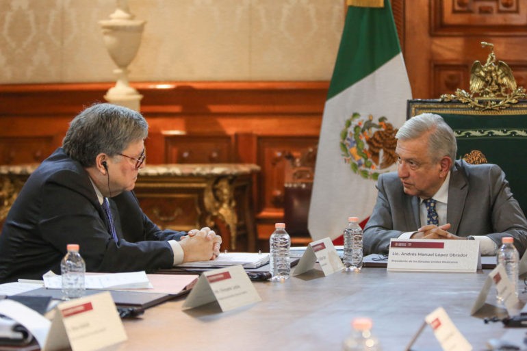 Destaca AMLO buena relación con EU tras visita de fiscal