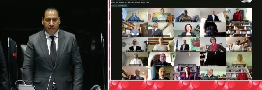 Senado clausura periodo ordinario de sesiones de forma virtual