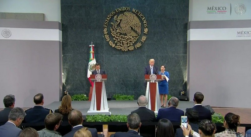 Peña mantiene en China postura sobre visita de Trump