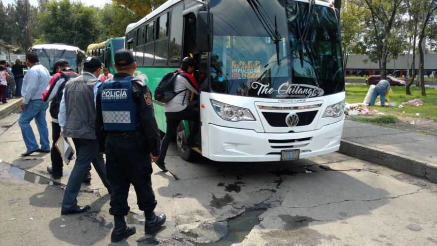 Sancionan vehículos en 18 de Marzo