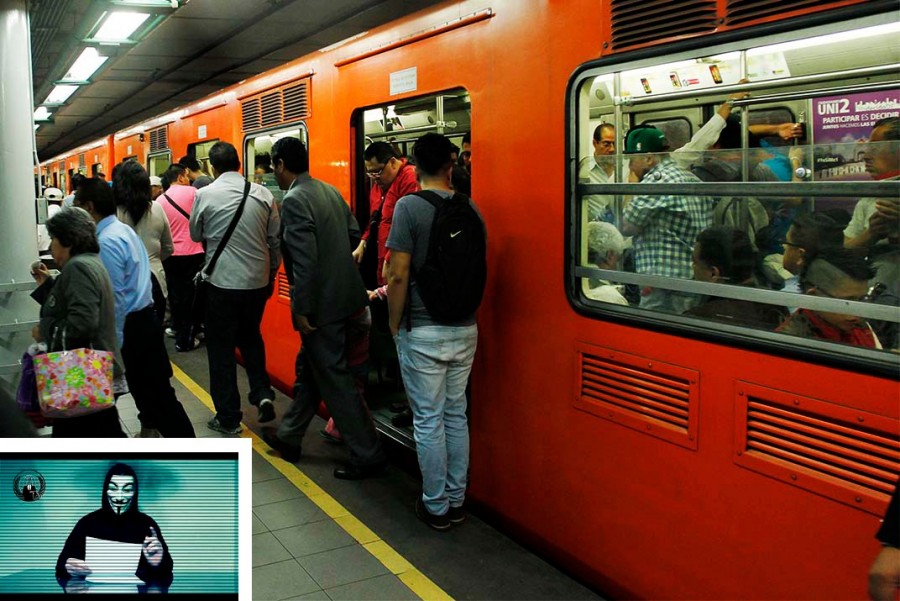 Nuevo mÃ©todo de extorsiÃ³n en el Metro, segÃºn Anonymous