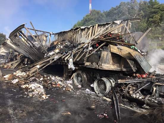 Explota pipa en la México-Cuernavaca