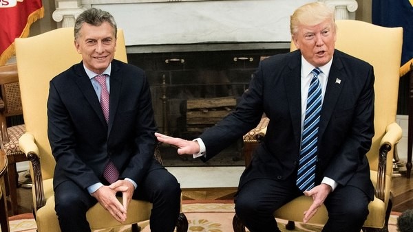 Trump respalda a Macri en medio de crisis cambiaria