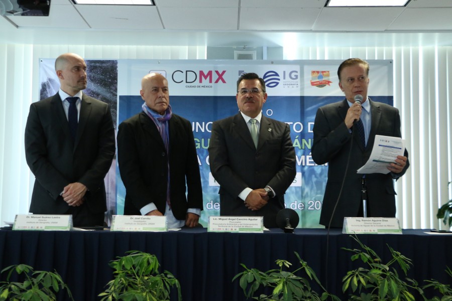 Inauguran foro sobre agua subterránea en la CDMX