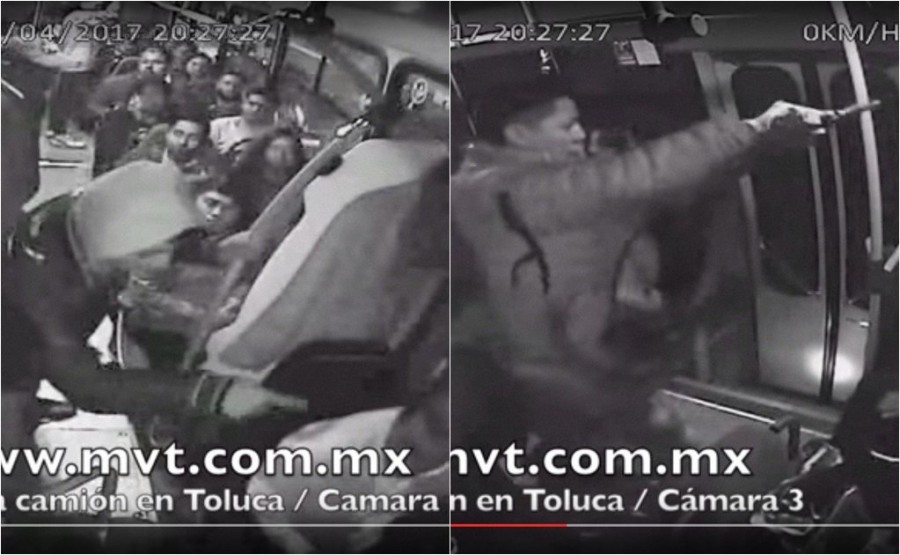 Asaltan con violencia camión en Toluca