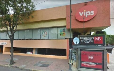 Balean fachada de restaurante en la colonia San Rafael