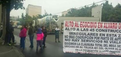 Desde hace año y medio vecinos se oponían a obra de Avenida Toluca, sin resultados