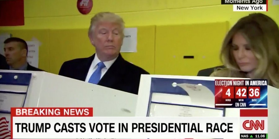 New Hampshire hasta ahora le da la ventaja a Trump