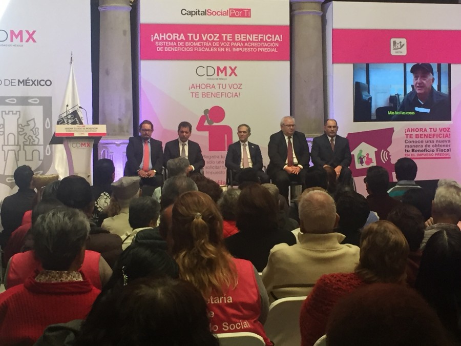 Mancera recuerda beneficios del sistema de biometría de voz