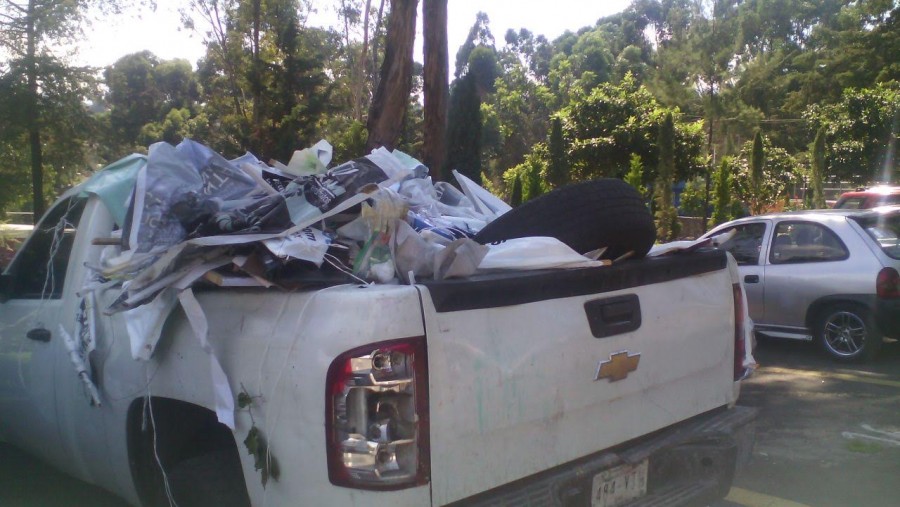 Retiran contaminación visual en la Delegación Magdalena