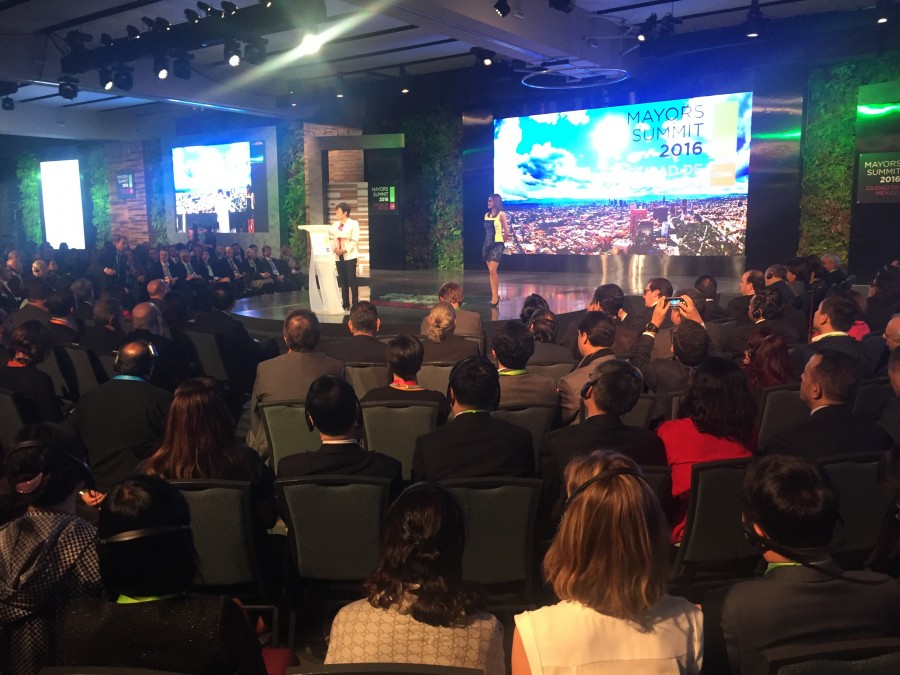 Inauguran Cumbre C40 en la Ciudad de México