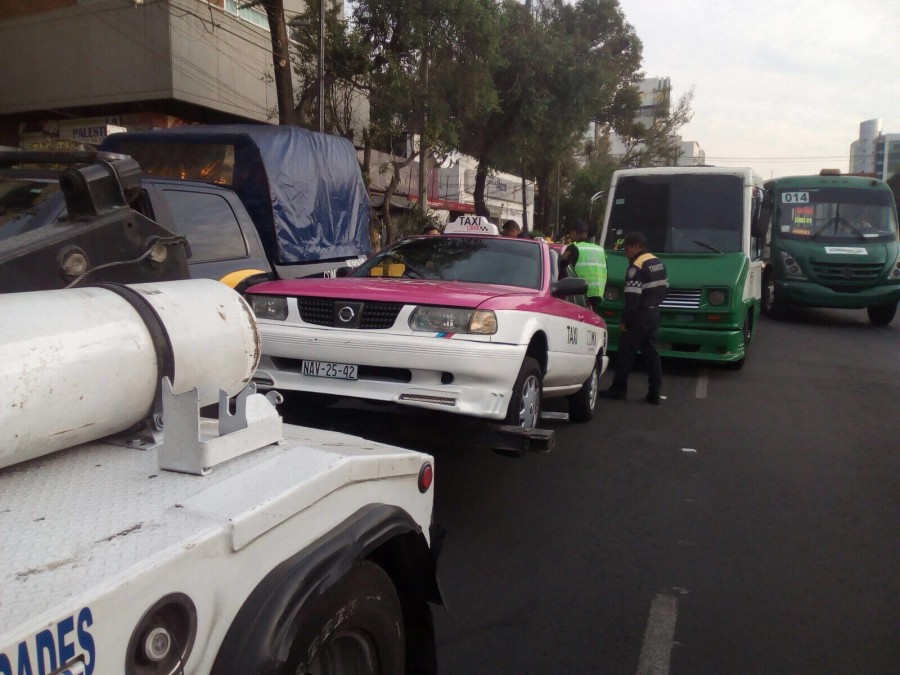 Sancionan 148 unidades de transporte en la CDMX