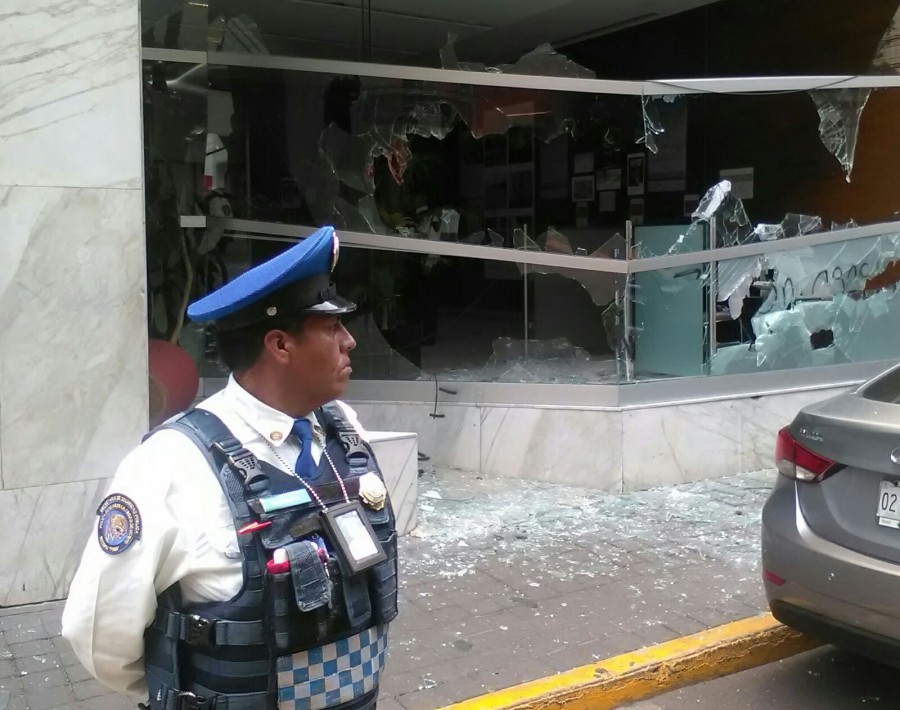 Atacan oficinas de la SNSP