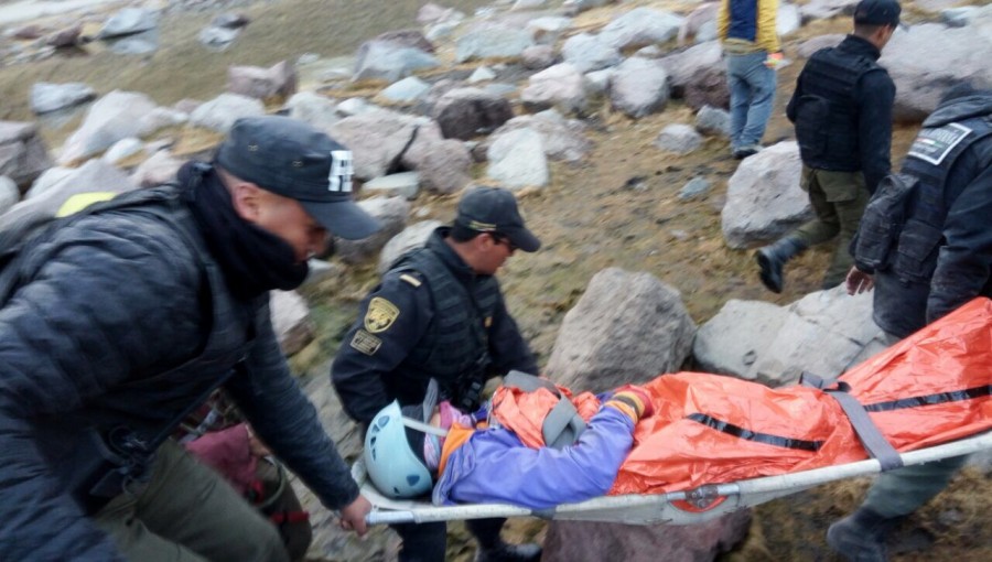 Rescatan a mujer en el Nevado de Toluca