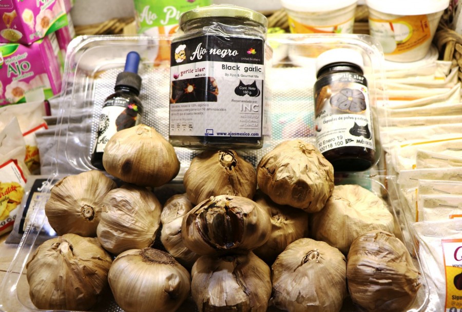 Ajo negro, un producto exótico de la Central de Abasto