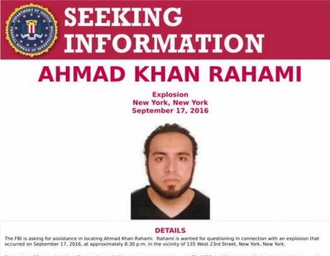 Identifican a sospechoso de la explosión en Manhattan