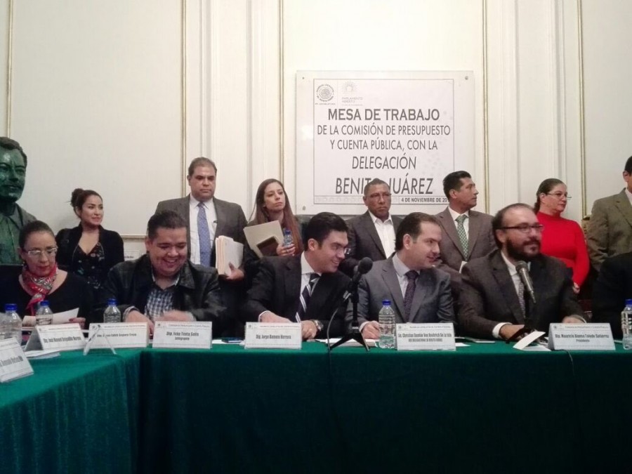 Comparece delegado de Benito Juárez en la ALDF