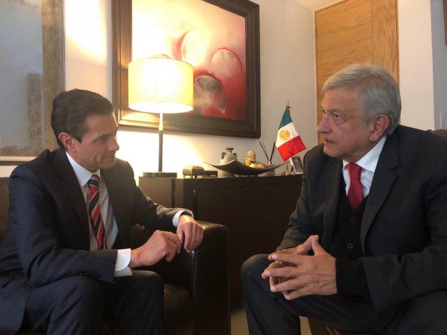 AMLO invita a Peña a su casa; abordaron toma de posesión