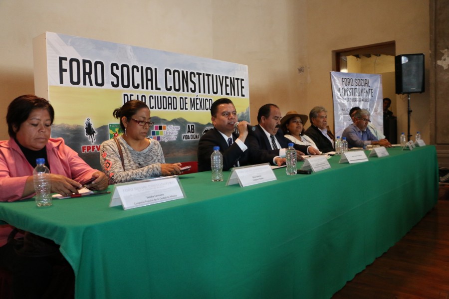 Clausuran Foro Social Constituyente