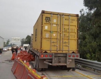 Registran accidente en la México-Querétaro