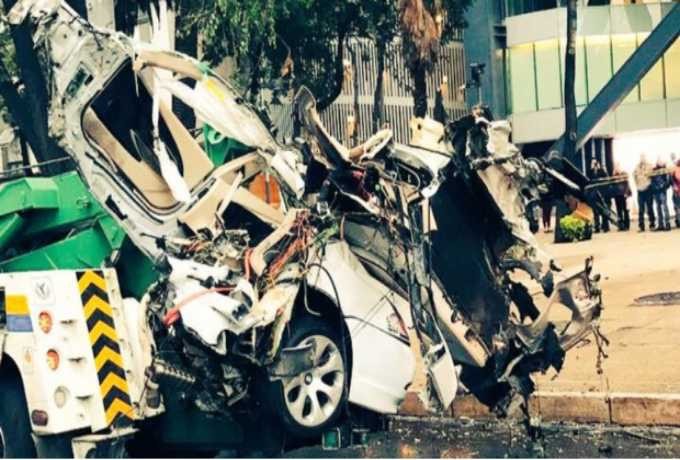 Identifican al hombre que causó el accidente de Reforma