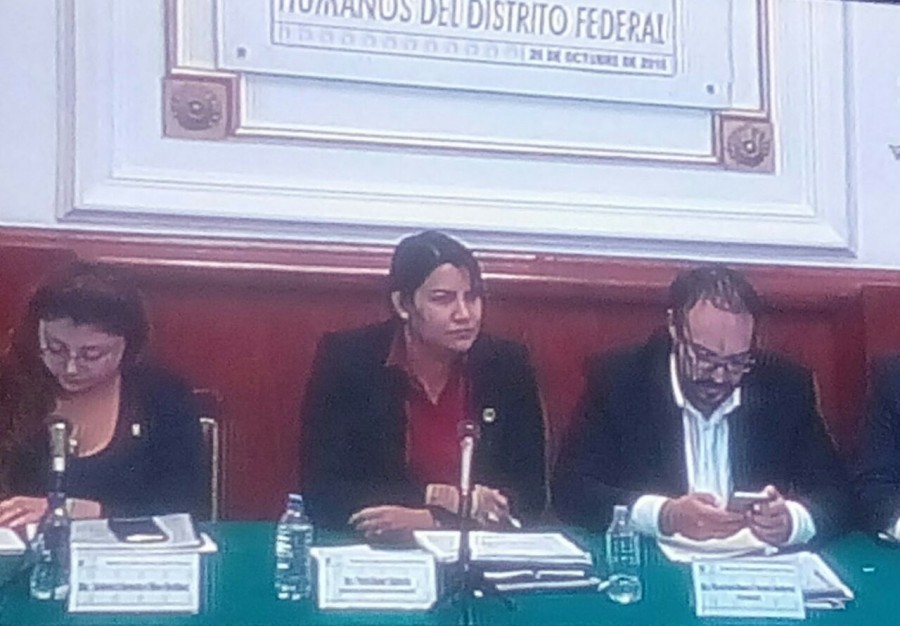 Comisión de Presupuesto se reúne con titular de CDHDF