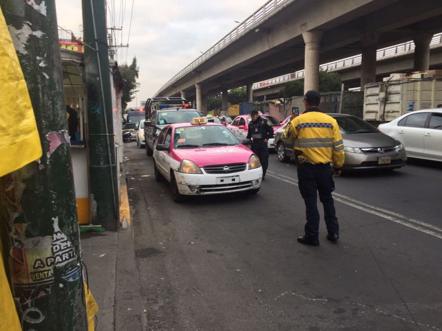 #Ahora Revisan transporte público concesionado en 10 puntos de la CdMX