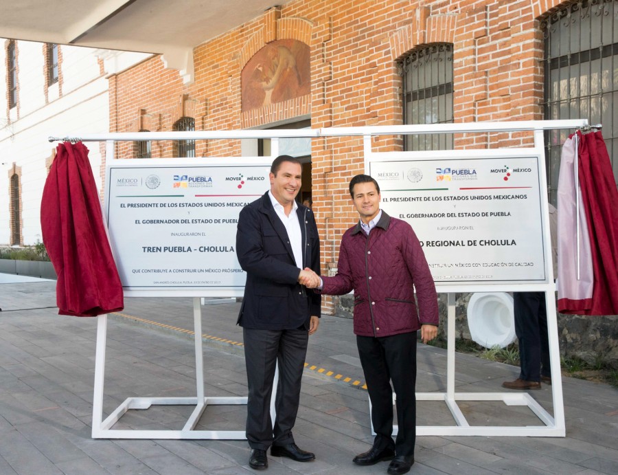 Inauguran tren turístico Puebla – Cholula