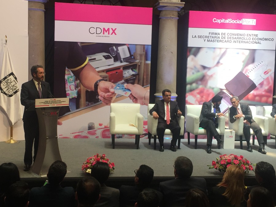 Firman convenio de colaboración CdMx y MasterCard