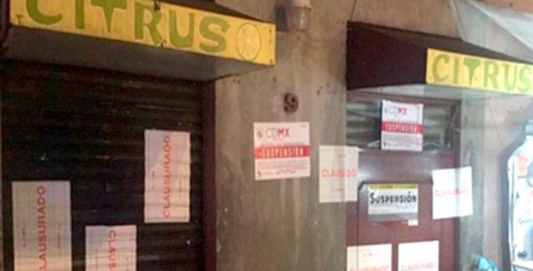 Clausuran antros del Centro Histórico de la CDMX