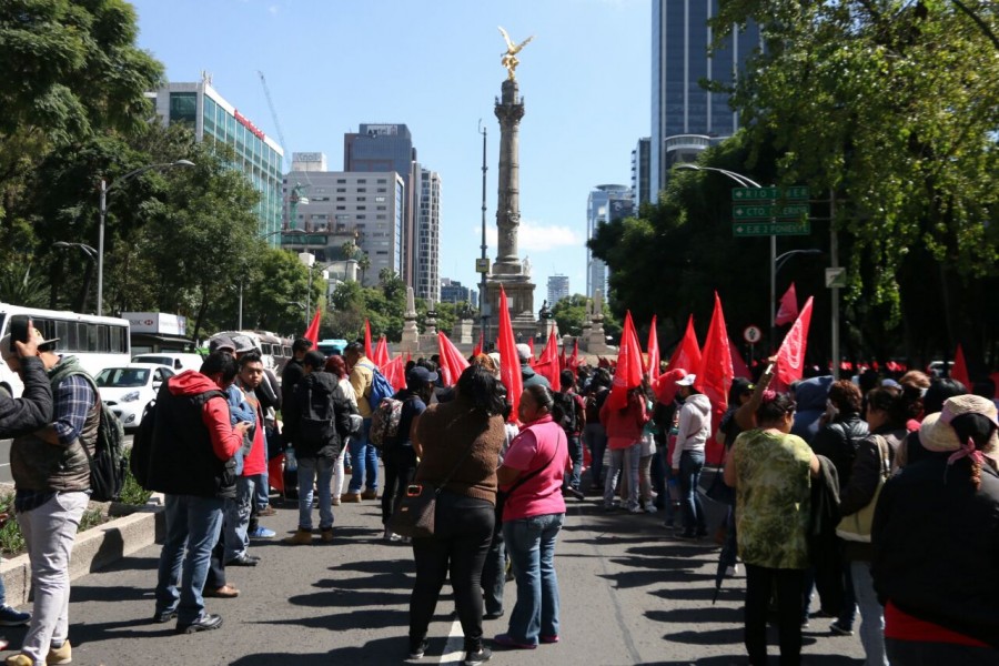 Desquician marchas tránsito en la CdMx