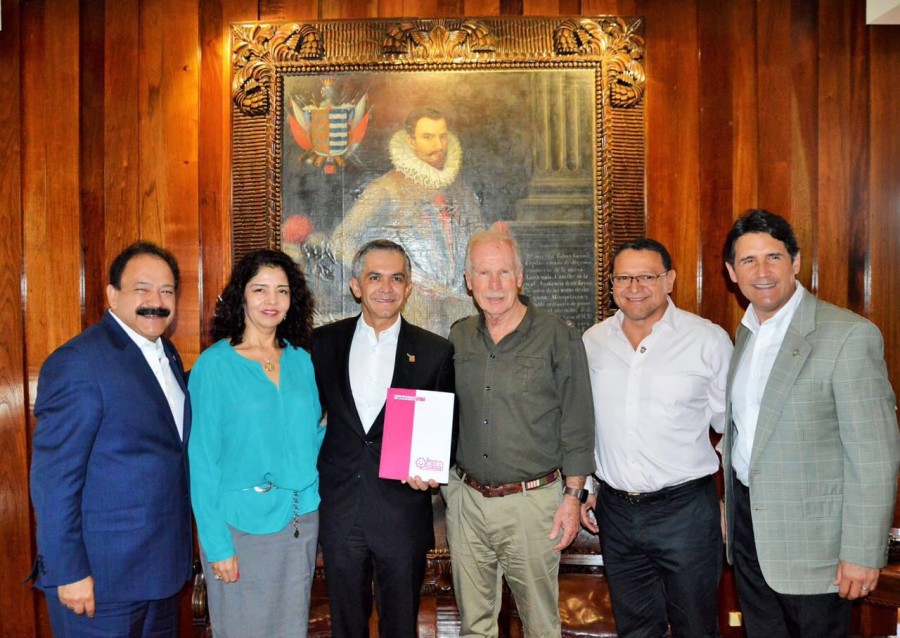 Mancera y alcalde de Guatemala intercambian agenda