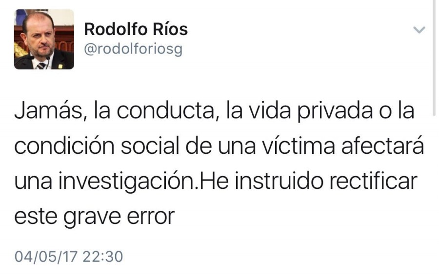 Pide disculpas Rodolfo Ríos Garza por mensajes revictimizantes de PGJ-CDMX