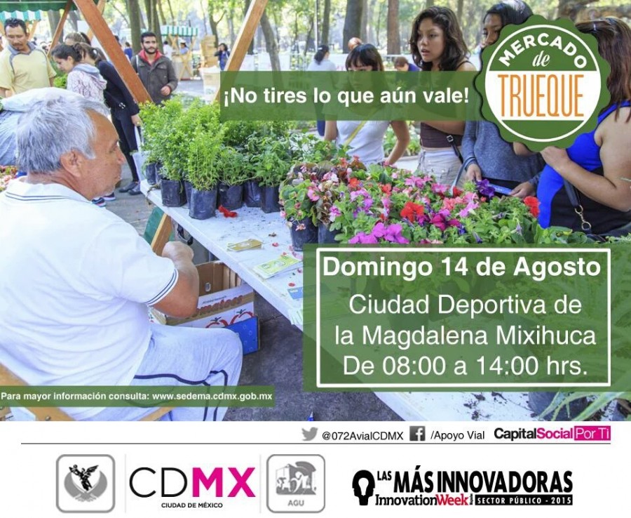 Llega Mercado de Trueque al deportivo Mixihuca