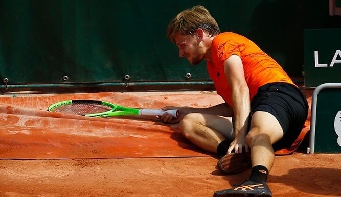 Polémica en Roland Garros tras lesión de David Goffin