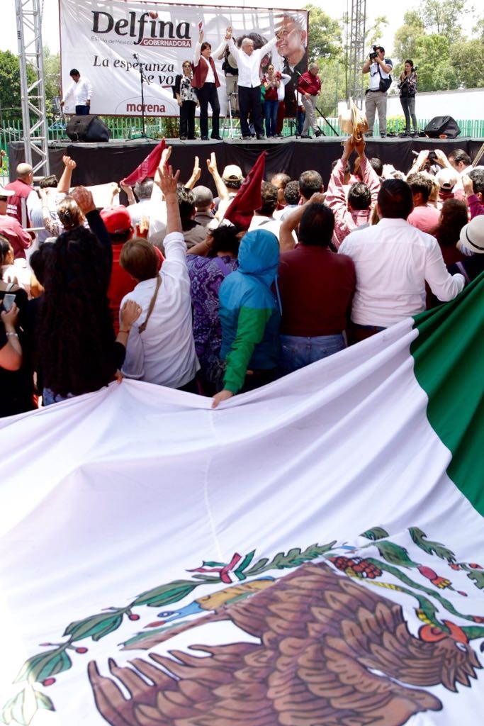 A un mes de la elección, Delfina Gómez lidera encuestas en EdoMex
